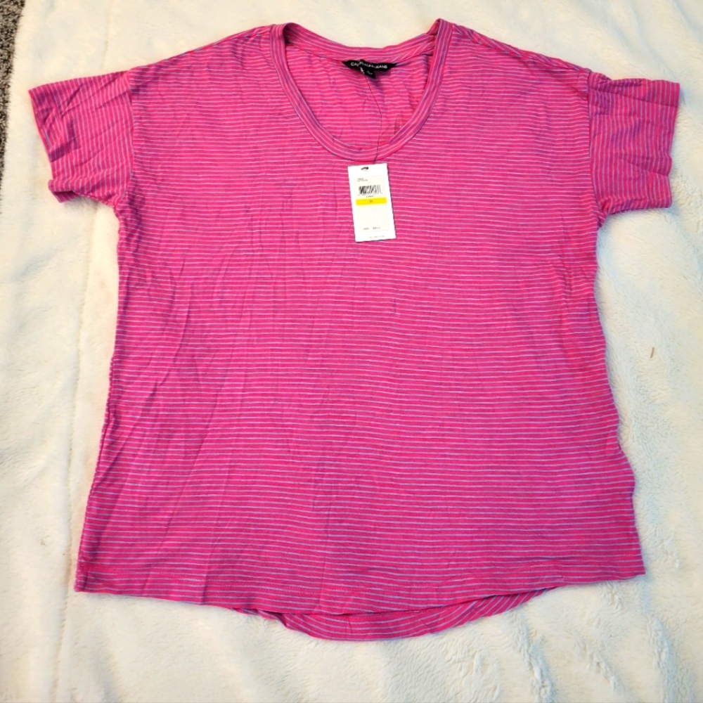 NWT Calvin Klein short sleeve top, M